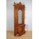 Walnut Renaissance style coat rack 1900