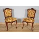 Pair of Louis XV style chairs 1900