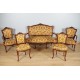 Louis XV style living room walnut 1900