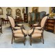 Four Napoleon III armchairs