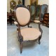 Four Napoleon III armchairs