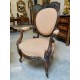 Four Napoleon III armchairs