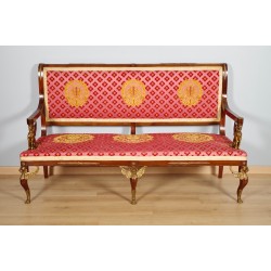 Retour d'Egypte Empire-style sofa