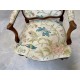 Louis XV period flat-back armchair