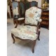 Louis XV period flat-back armchair