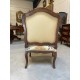 Louis XV period flat-back armchair