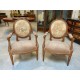 Pair of armchairs in the Transition style