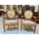 Pair of armchairs in the Transition style