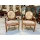 Pair of armchairs in the Transition style