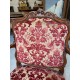 Pair of Louis XV style Nogaret armchairs