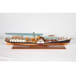 Model of a Danish paddlewheel steamer