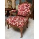 Four Louis XV style Nogaret armchairs