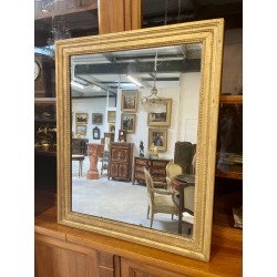 Louis XVI period gilded mirror