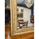 Louis XVI period gilded mirror