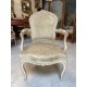 Louis XV period painted armchair