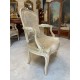 Louis XV period painted armchair