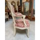 Louis XV period painted armchair