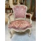 Louis XV period painted armchair