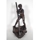 Bronze by Auguste Maillard: A sculling winner