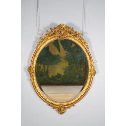 Napoleon III gilded mirror