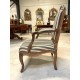 Louis XV period Armchair And Footrest