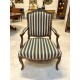 Louis XV period flat-back armchair