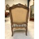 Louis XV period flat-back armchair