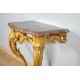 Louis XV period gilded console