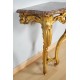 Louis XV period gilded console