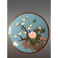 Cloisonné plate Japan Late 19th Century