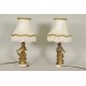 Pair Of Lamps Signed Moreau