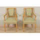 Pair Of 1940 Jean Desnos Style Armchairs