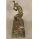 Art-Deco Bronze Signed Ouline