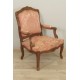 Four Flat Back Armchairs Louis XV style