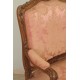 Four Flat Back Armchairs Louis XV style