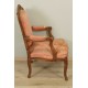 Pair Of Louis XV style Flat Back Armchairs