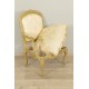 Pair of Louis XV style Chassis Armchairs