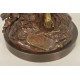 Bronze Sculpture Le Soir By Marcel Debut