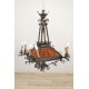Viollet-le-Duc chandelier Gothic style suspension chandelier