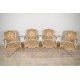 Louis XV style armchairs petit point