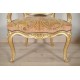 Louis XV style armchairs petit point