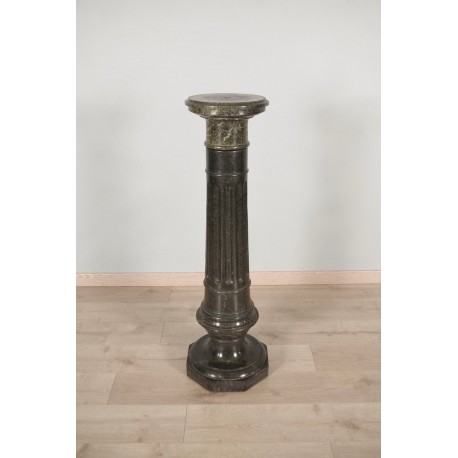 Marble column in the Louis XVI style